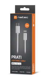 EAN 5901969444322 - NATEC NKA-2151 cable de conector Lightning 2 m Blanco imagen 3