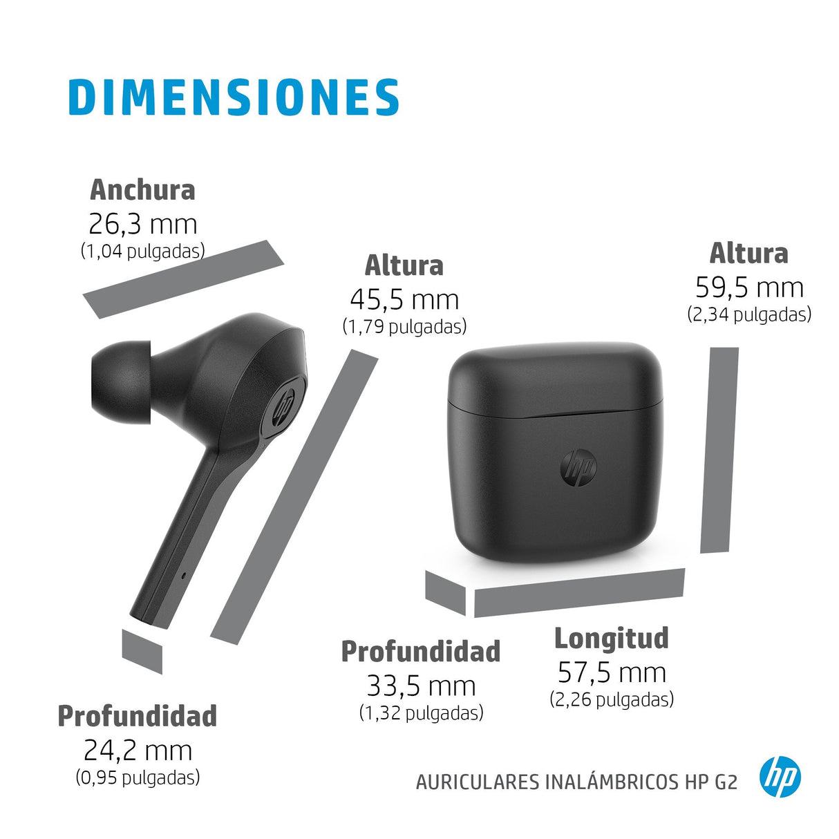 Hp G2: Auriculares Inalambricos