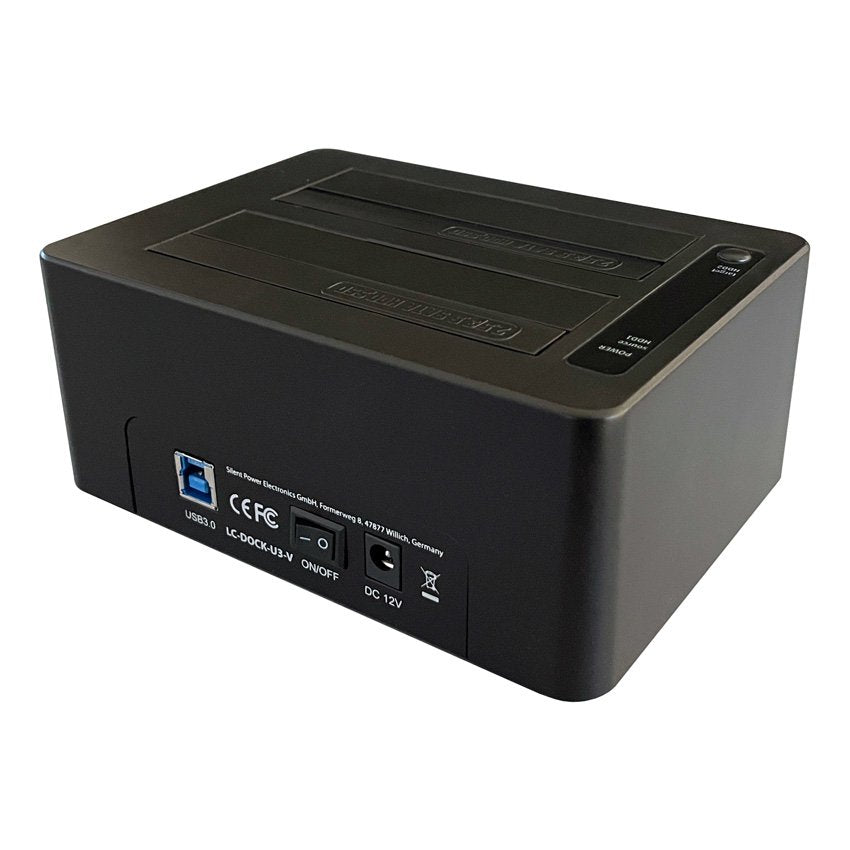 Lc-Power Usb3.2 Hdd Docking Station F.2,5''/3,5'' Sata Hdd/Ssd