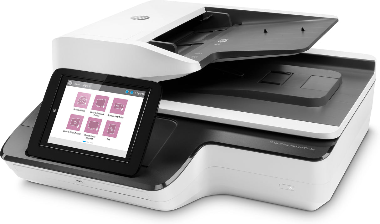 EAN 0190781818649 - HP Scanjet Enterprise Flow N9120 fn2 Escáner plano y alimentador automático de documentos (ADF, Automatic imagen 3