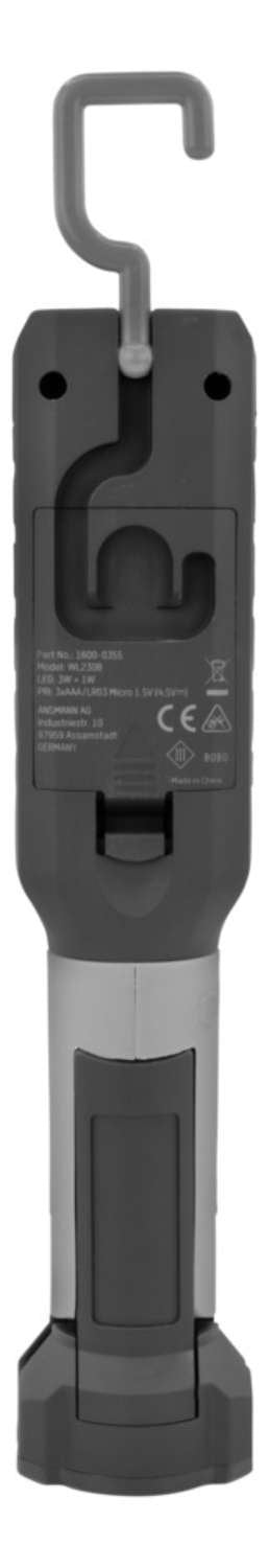 EAN 4013674166442 - Ansmann WL230B Negro, Gris Linterna de mano COB LED imagen 6