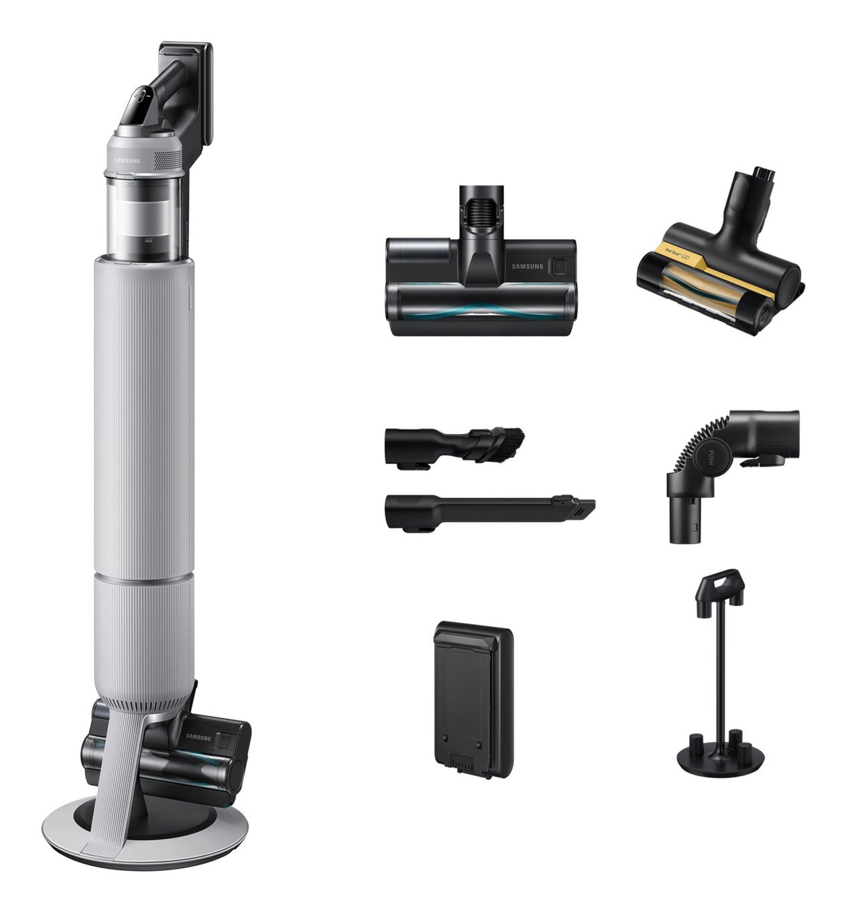 EAN 8806097264903 - Samsung VS80F28DLP Aspiradora escoba 2 en 1 Batería Secar HEPA, Micro Sin bolsa 0,5 L 770 W Gris imagen 1
