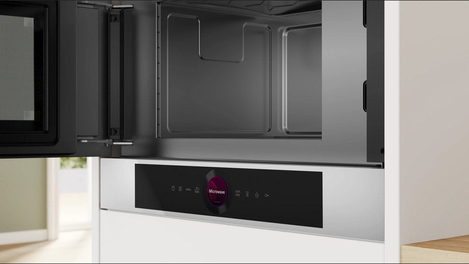 Microondas Bosch Serie 8 Bfl7221w1 Blanco Solo Microondas Integrado 21 L 900 W