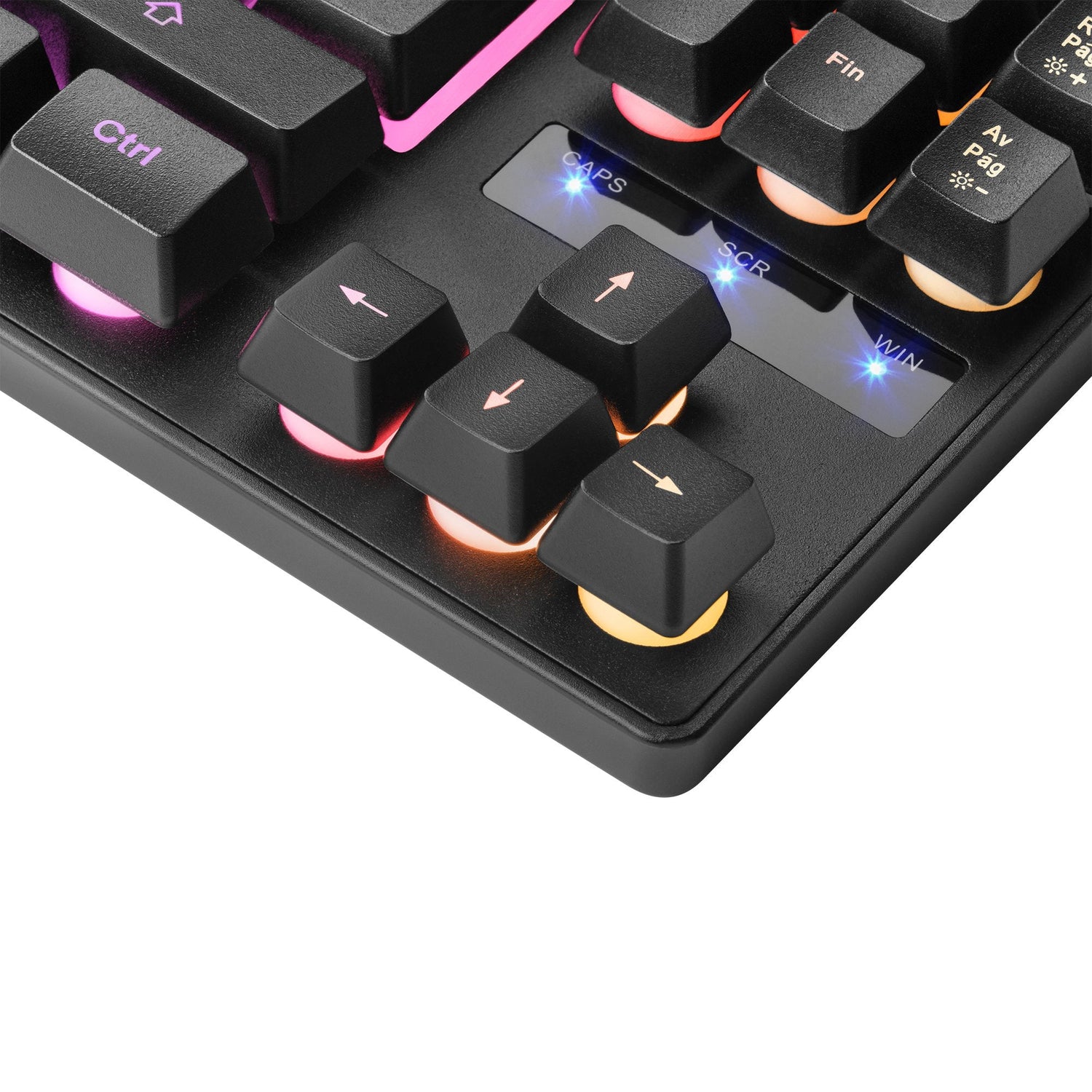 Teclado En Portugués Gaming Semimecánico Mars Gaming Mktklpt