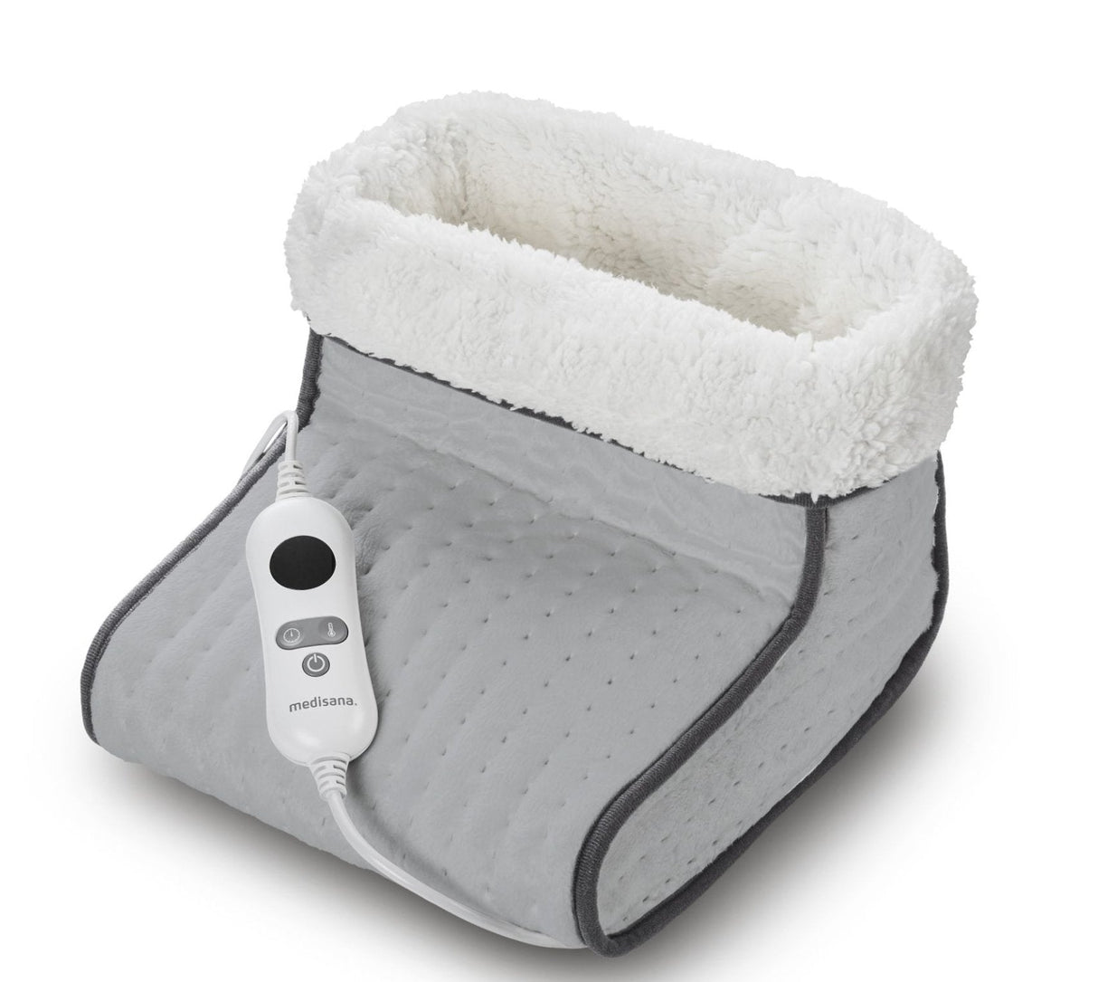 EAN 4015588602511 - Medisana FW 120 calentador de pies eléctrico 100 W Gris imagen 1