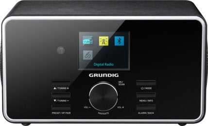 Radio Grundig Dtr 4500 2.0 Bt Dab+ Negro