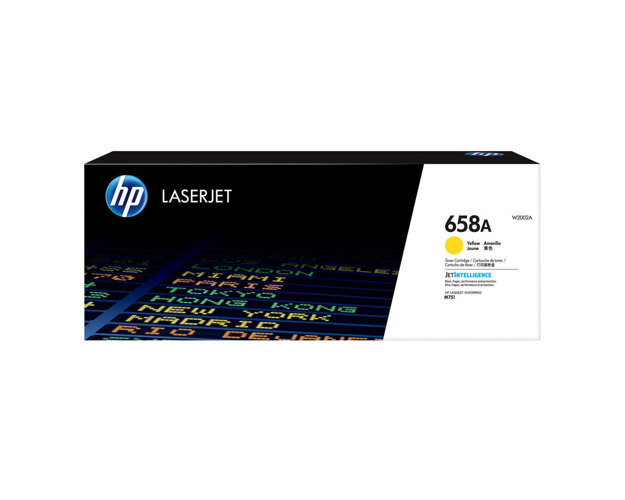 EAN 0192545710961 - HP 658A Yellow Original LaserJet Toner Cartridge cartucho de tóner 1 pieza(s) imagen 1