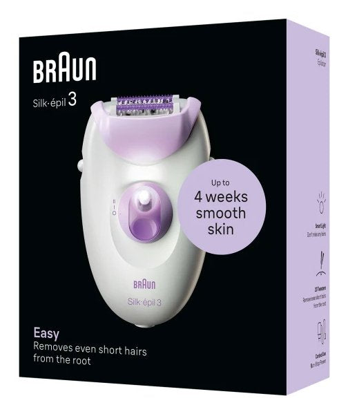 Braun 7500435224970, Depiladora Blanco/Lila