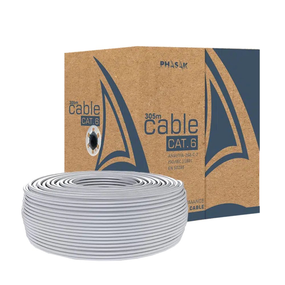 EAN 5605922028658 - Phasak PHR 6301 cable de red Gris Cat6 U/UTP (UTP) imagen 7