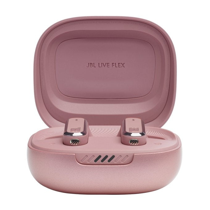 Auriculares Jbl Live Flex Rosa Con Cancelación De Ruido (Anc) Bluetooth