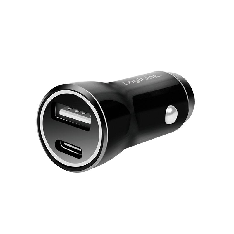 Logilink Usb-A C Charging Kit, 15 W, Each 1x Usb-A, 1x Usb-C, Negro