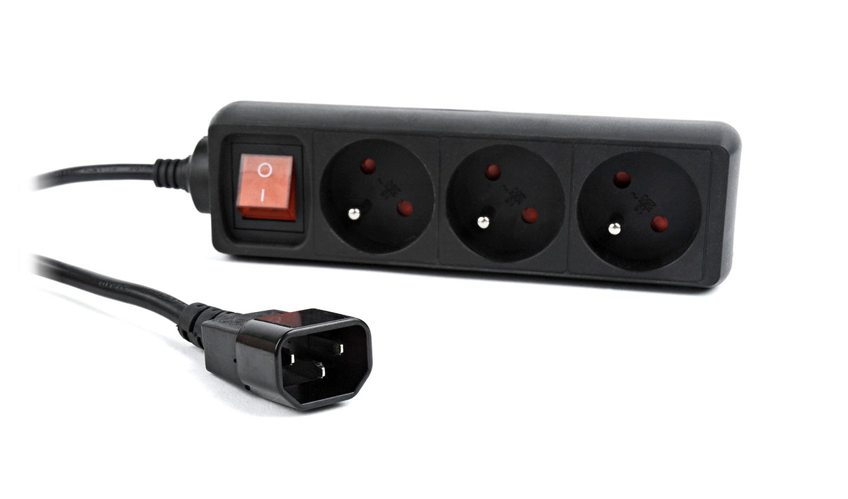 EAN 8716309096621 - Gembird EG-PSU3F-01 limitador de tensión Negro 3 salidas AC 230 V 0,6 m imagen 4