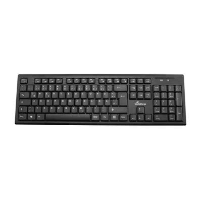 Mediarange Mros111 Teclado Rf Inalámbrico Qwertz Negro