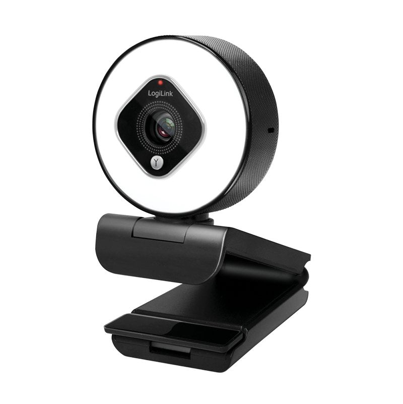 Logilink Ua0384 Cámara Web 2 Mp 1920 X 1080 Pixeles Usb 2.0 Negro, Blanco