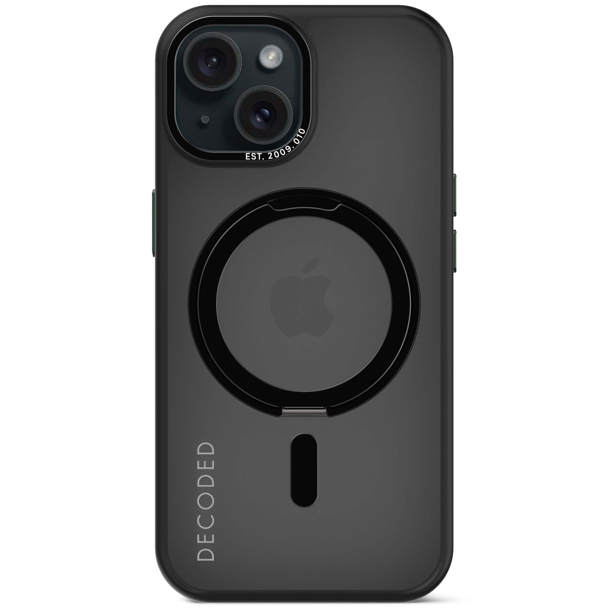 Decoded Recycled Plastic Loop Stand Backcover Iphone 15 Black