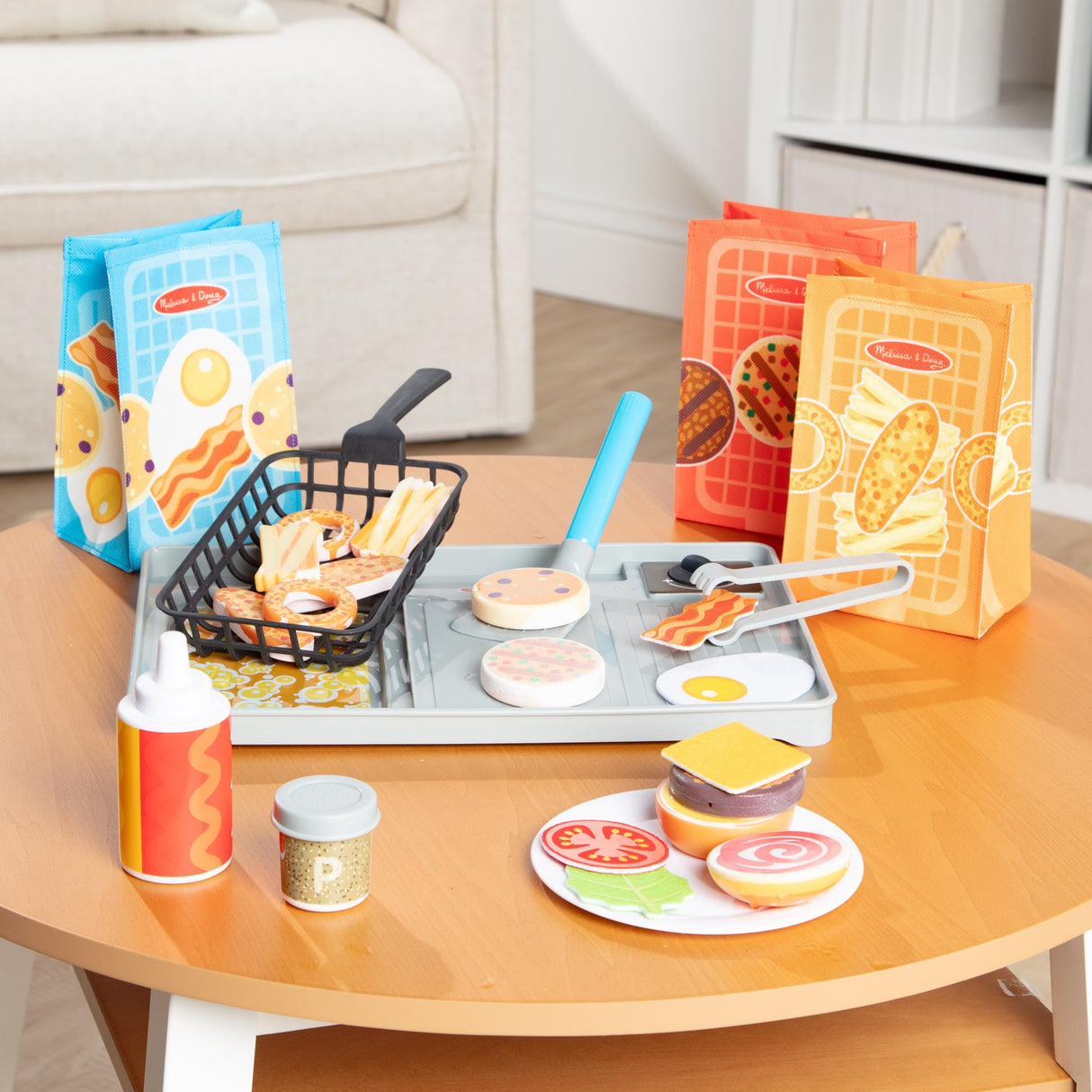 EAN 0681147005440 - Melissa & Doug MPP PYS Flip n Fry Grill Playset GML imagen 9