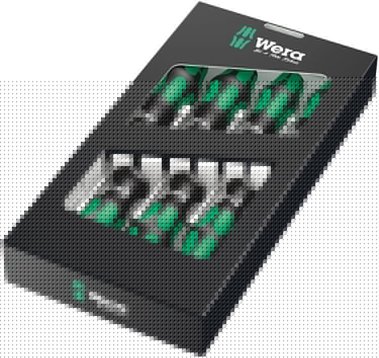 Wera 395 Ho/7 Sm Juego Destornillador Plano