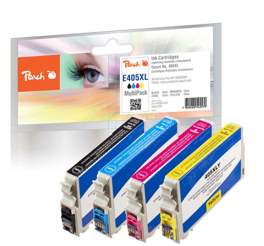 Peach Tinta Compatible Epson 405xl Multipack, T05h6, Fw