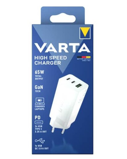 Varta Speed Charge & Sync Premium Cable De Carga Usb-C A Usb-C 2m Negro
