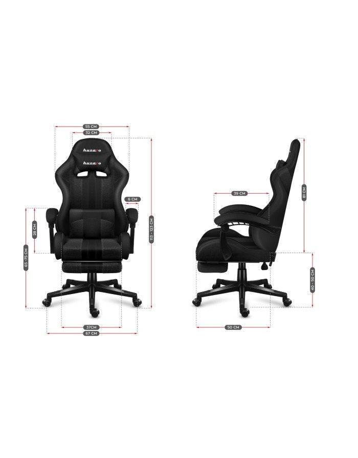 EAN 5903796011401 - Huzaro FORCE 4.7 Silla para videojuegos de PC Asiento (de seguridad) de butaca Negro imagen 16