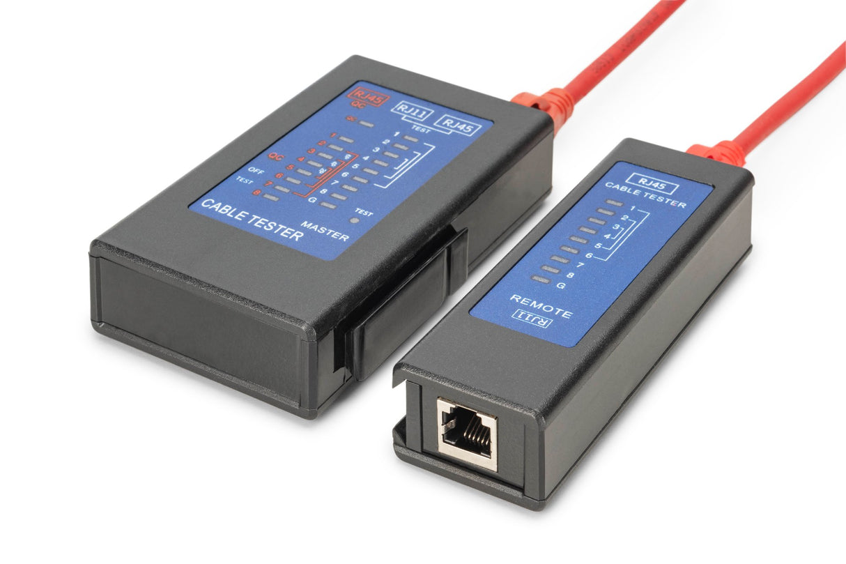 EAN 4016032498346 - Digitus DN-14001-2 comprobador de cables de red Comprobador de alimentación PoE Negro imagen 2