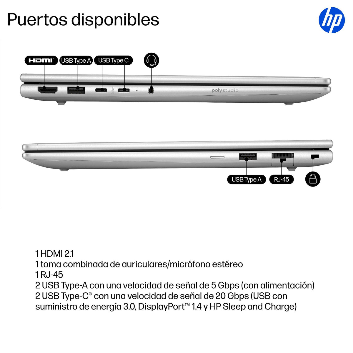 EAN 0199251580437 - HP ProBook 4 G1i AI Wolf Pro Security Edition Intel Core Ultra 5 225U Portátil 35,6 cm (14") WUXGA 16 GB imagen 4