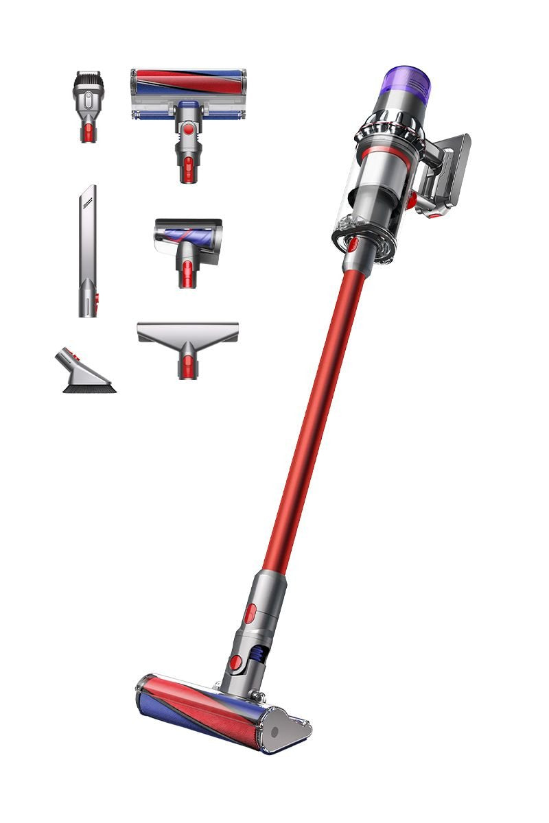 Dyson V11 Fluffy Aspiradora De Mano Níquel, Rojo Sin Bolsa