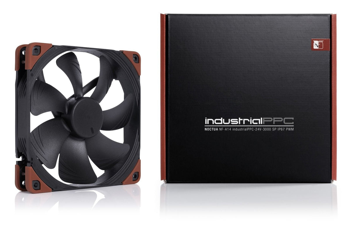 Noctua Nf-A14 Industrialppc-24v-3000 Sp Ip67 Pwm, Ventilador De Caja Negro, Conexión Pwm Nf-A14 Industrialppc-24v-3000