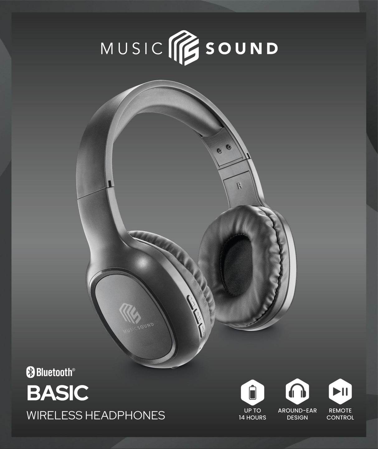 EAN 8018080355882 - Music Sound 8018080355882 Auriculares Inalámbrico Diadema Llamadas/Música Bluetooth Negro imagen 5