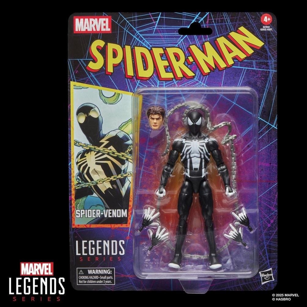 Figura Spider-Venom Spider-Man Marvel Legends Series 15cm