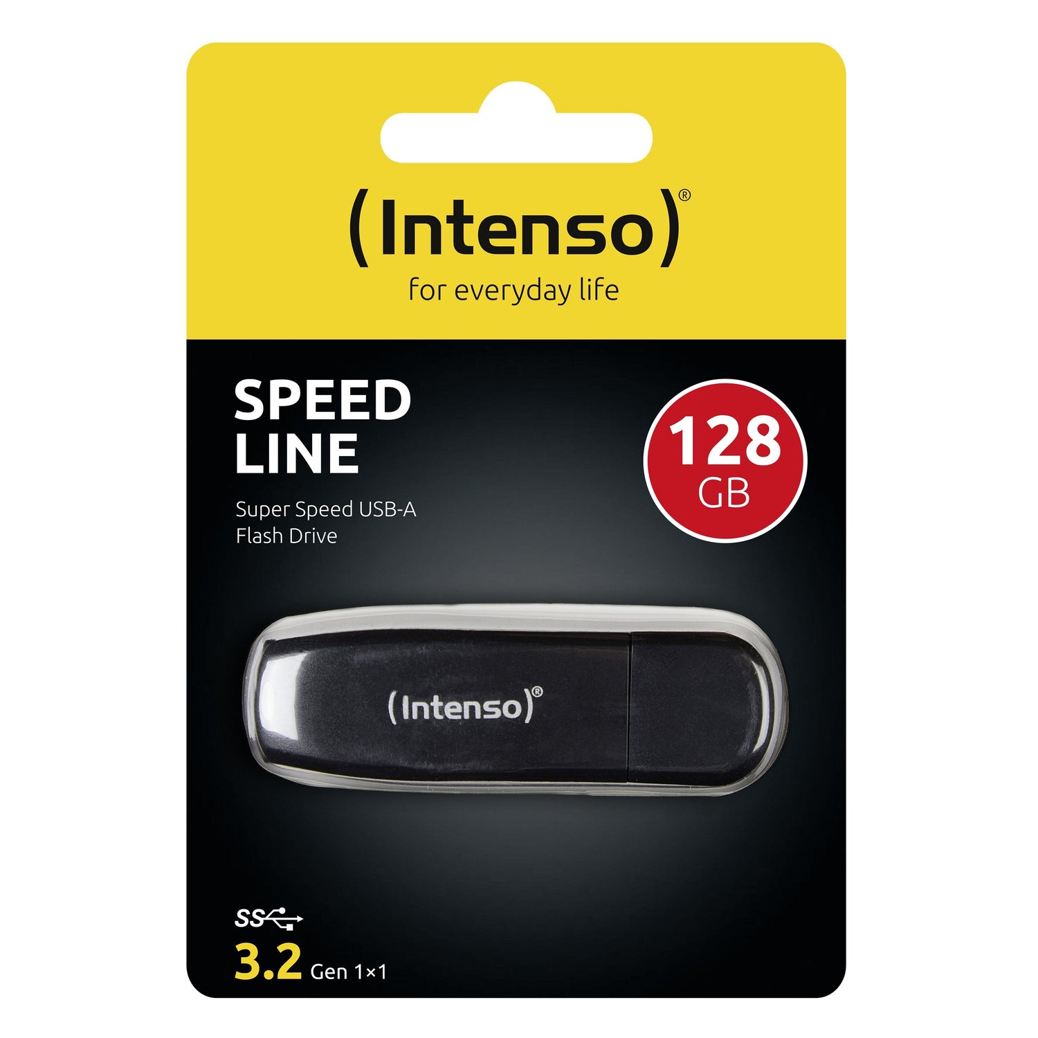 EAN 4034303022069 - Intenso Speed Line unidad flash USB 128 GB USB tipo A 3.2 Gen 1 (3.1 Gen 1) Negro imagen 3