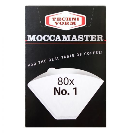 Filtros De Papel Moccamaster No. 1, 80 Uds.