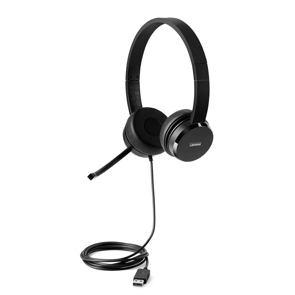 Auriculares Usb Estéreo Lenovo 100 (En La Oreja)