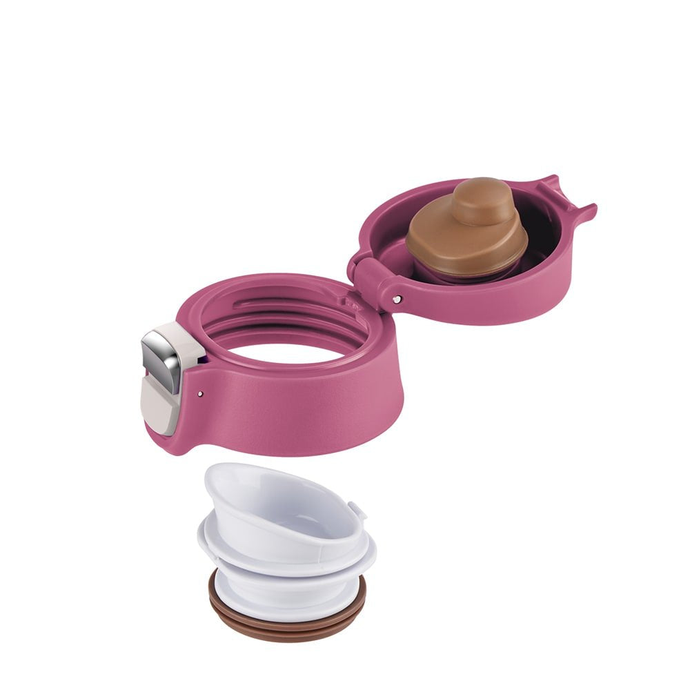 Emsa Travel Mug Taza Térmica Ligera 0,4 Litros Rosa, Tapa Abatible N2151100