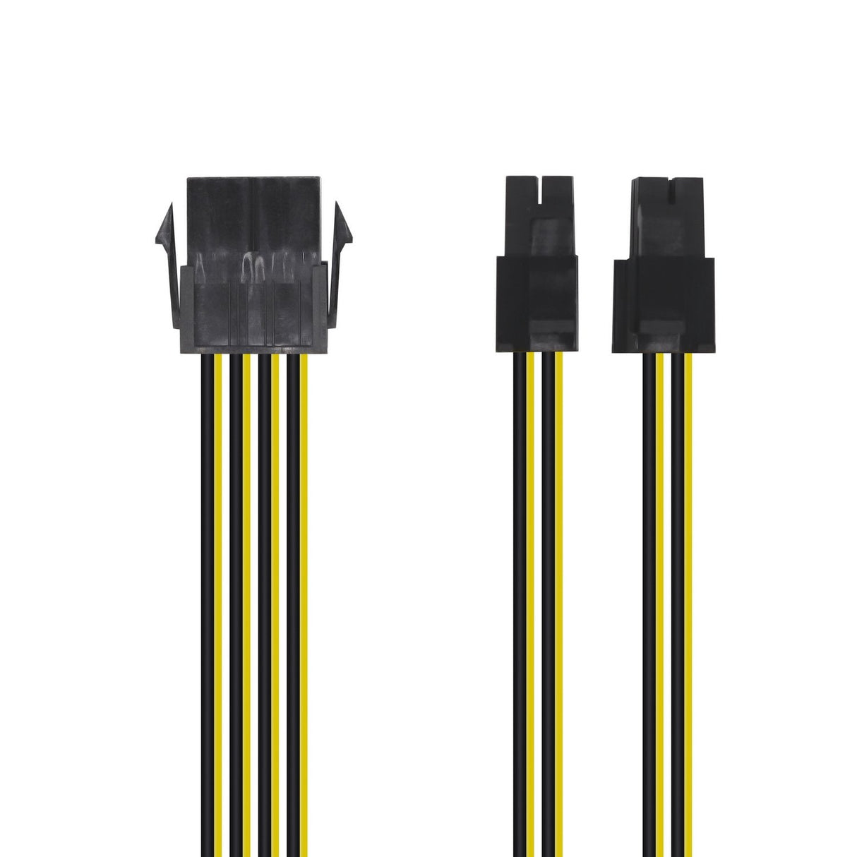 Aisens Cable Alimentacion - 8 Pin/H-4+4 Pin/M - 30cm - Negro