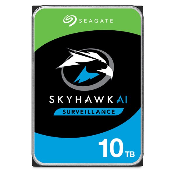 Disco Seagate Surveillance Ai Skyhawk 10tb Hdd Sata 6gb/S 256mb Cache 8.9cm 3.5inch Blk