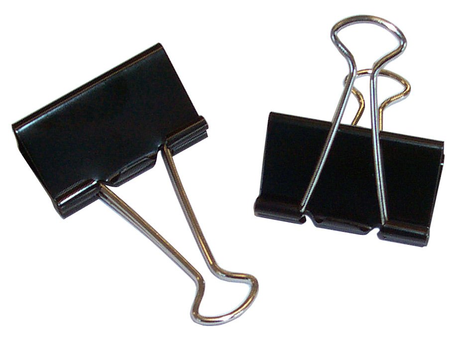 Wedo Klemmer Foldback 25 Mm Im 12er Karton Negro Silb