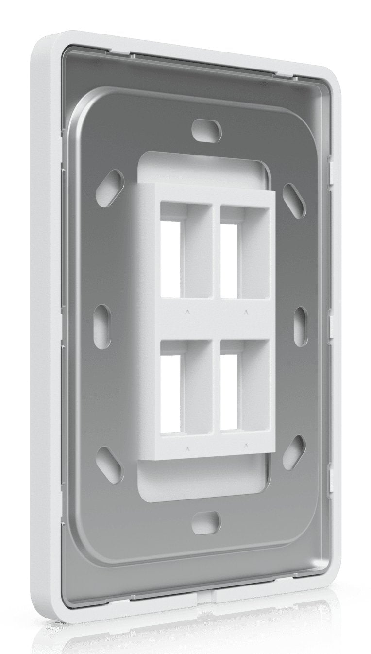 Universal Keystone Wall Plate With Paintable Cover For A