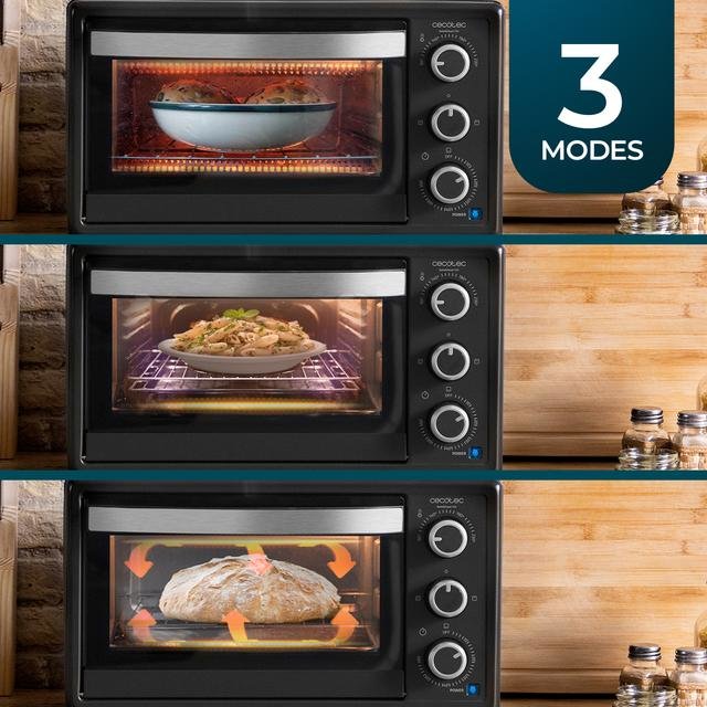 EAN 8435484038171 - Cecotec 03817 horno tostador 23 L 1500 W Negro Parrilla imagen 3