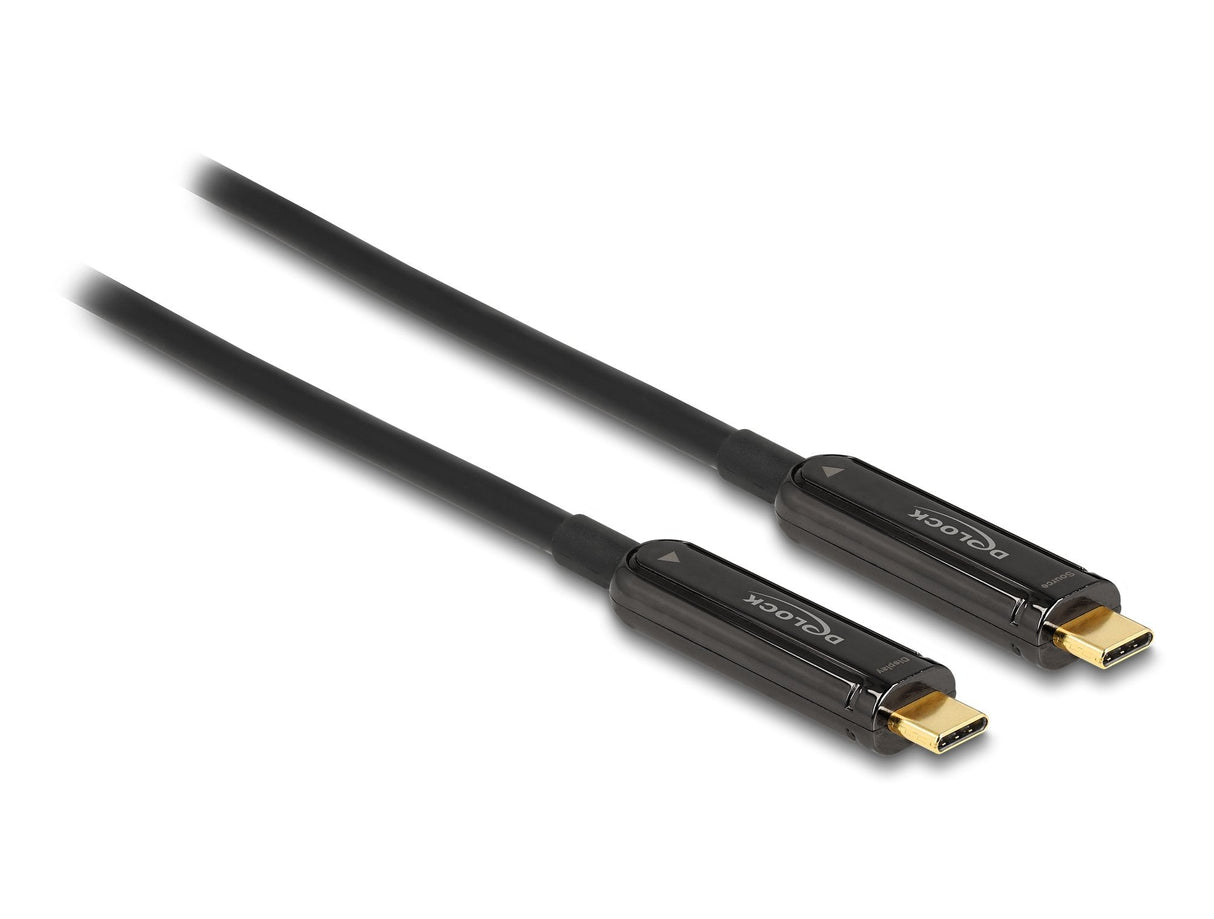 Delock 84090 Cable De Vídeo Usb-C Óptico Activo 4k 60 Hz 5 M
