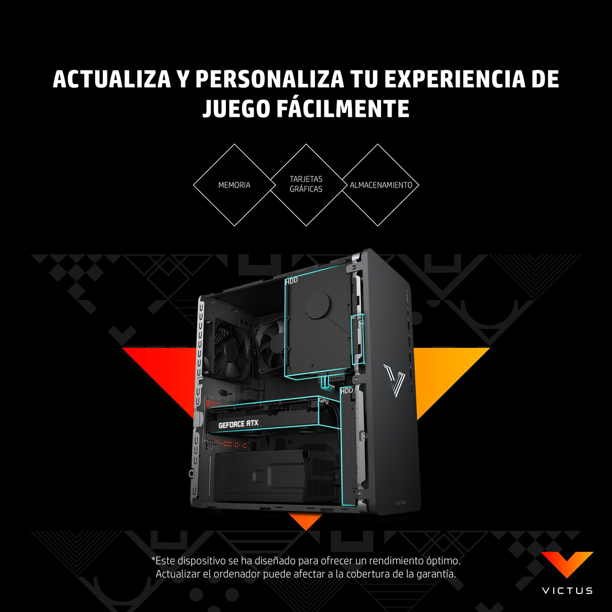 EAN 0197029206152 - Victus by HP 15L TG02-0167ns Intel® Core™ i5 i5-12400F 16 GB DDR4-SDRAM 1,51 TB HDD+SSD NVIDIA GeForce RT imagen 9