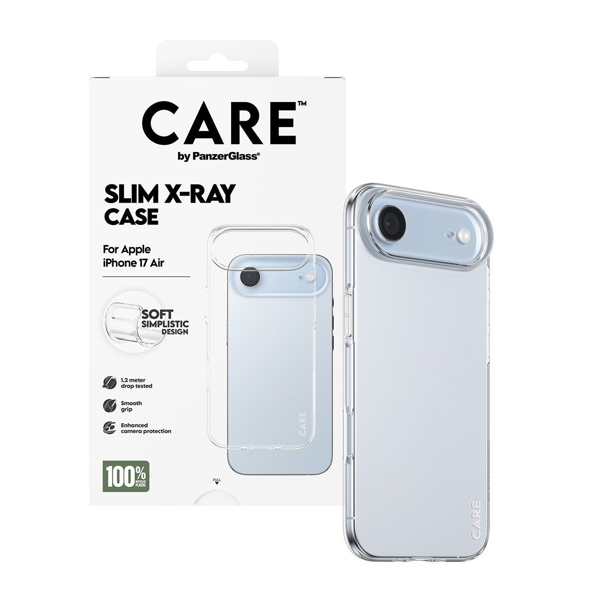 Panzerglass Care Fashionable Case Transparentee X-Ray Soft Basic Iphone 17 Air