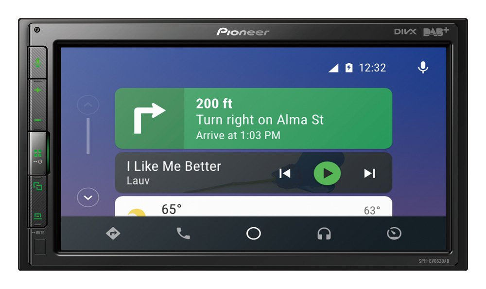 Pioneer Sph-Evo62dab Receptor Multimedia Para Coche Negro Bluetooth