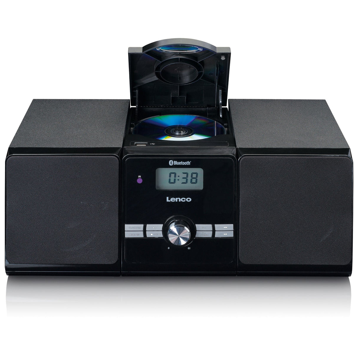 EAN 8711902065326 - Lenco MC-030BK sistema de audio para el hogar Microcadena de música para uso doméstico 10 W Negro imagen 3