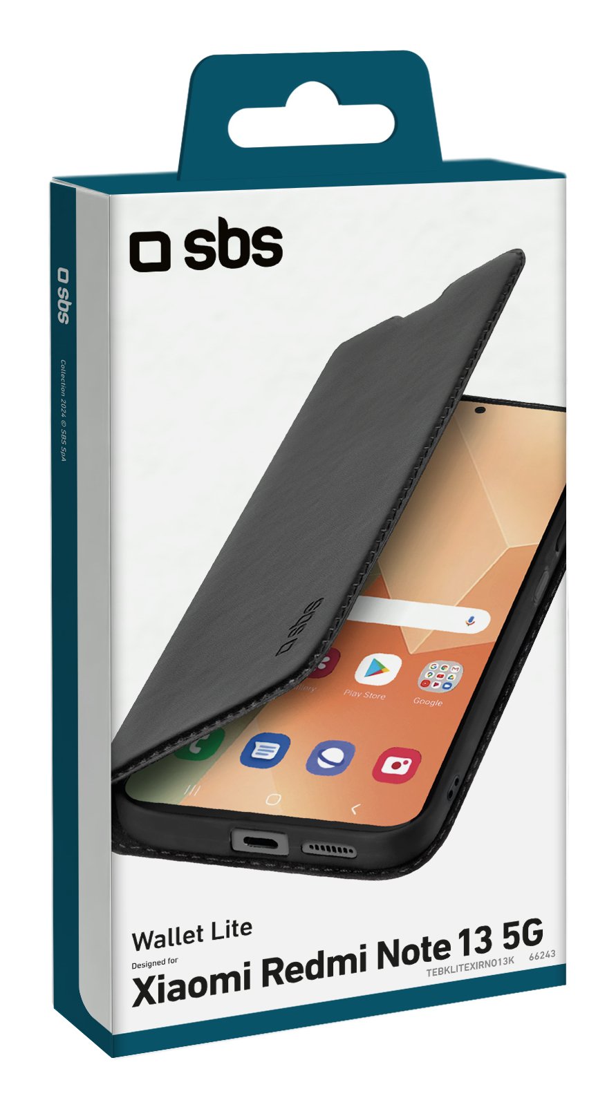 EAN 8018417466243 - SBS TEBKLITEXIRNO13K funda para teléfono móvil 16,9 cm (6.67") Folio Negro imagen 4