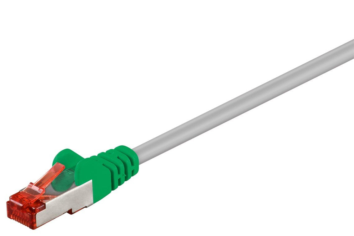 EAN 4040849684593 - Goobay 68459 cable de red Verde, Gris 2 m Cat6 S/FTP (S-STP) imagen 1