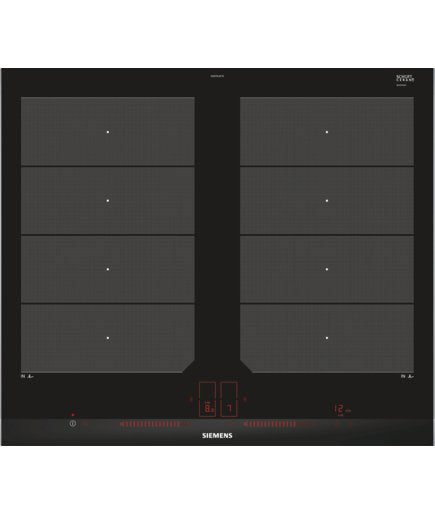 Siemens Ex675lxc1e Hobs Negro, Acero Inoxidable Integrado Con Placa De Inducción 4 Zona(S)