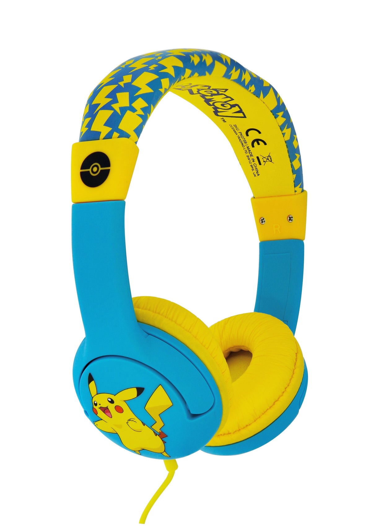 Auriculares Infantiles Otl Pokemon Pikachu/ Jack 3.5/ Azul Amarillo
