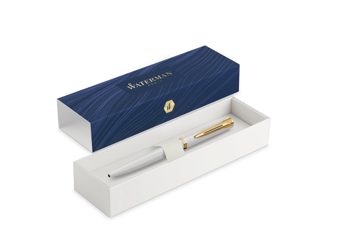 Waterman Bolígrafo Impression Blancoer Lack Ct M Azul Caja De Regalo