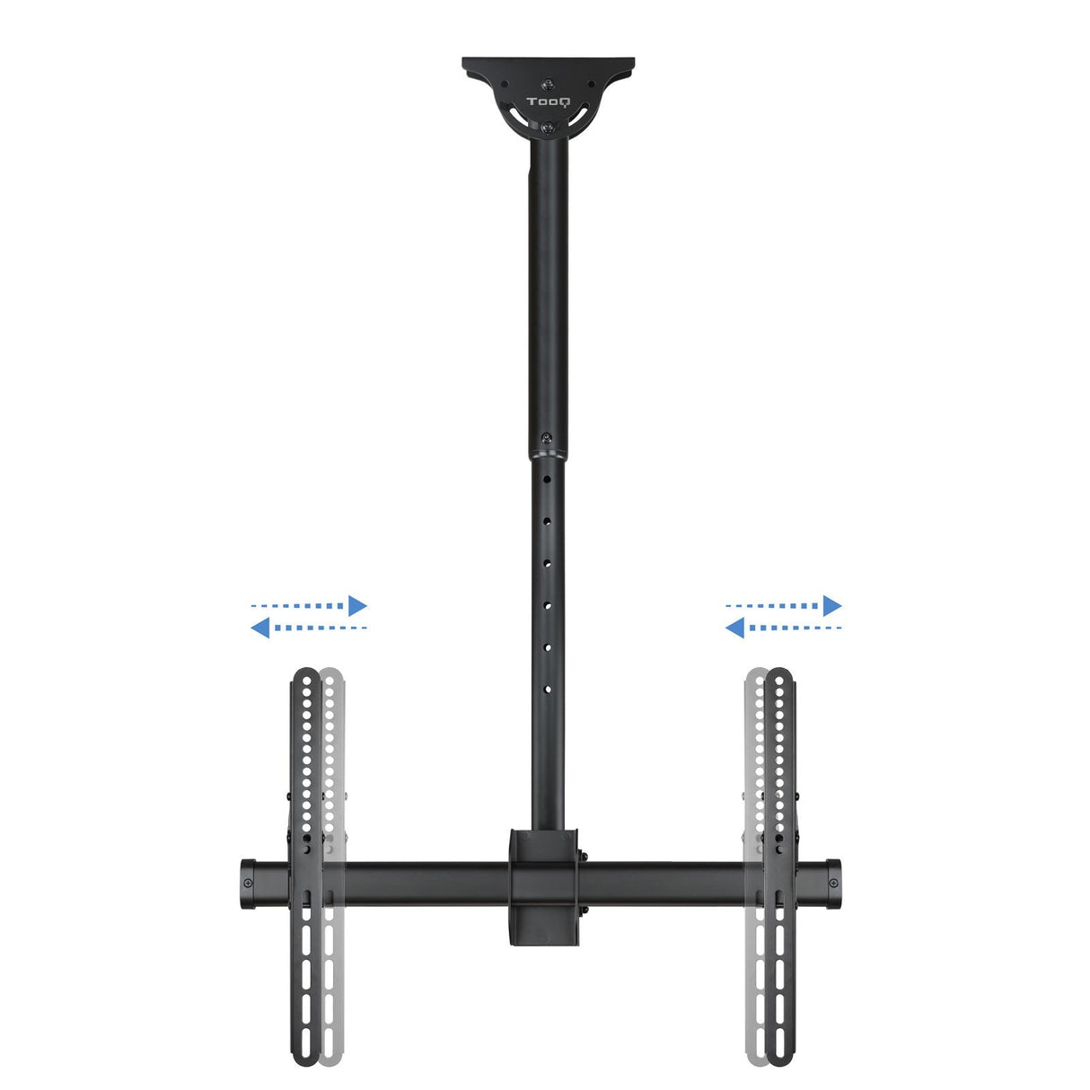 Tooq Soporte De Techo Giratorio Para Tv De 37"-70" - Gestion De Cables - Peso Max 50kg - Vesa 600x400mm
